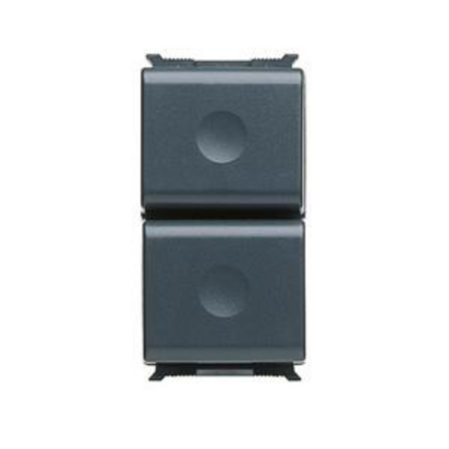 DRUKKNOP 1P 250 Vac-NO 16 A DUBBELE DRUKKNOP 25X22,5MM-1 MOD