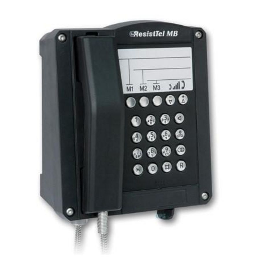 Ex-telefoon resistel mb zwart