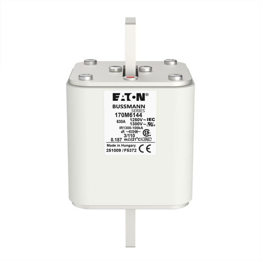 Zekering hoge snelheid 630A AC 1250V 100kA size 3 76x90x1