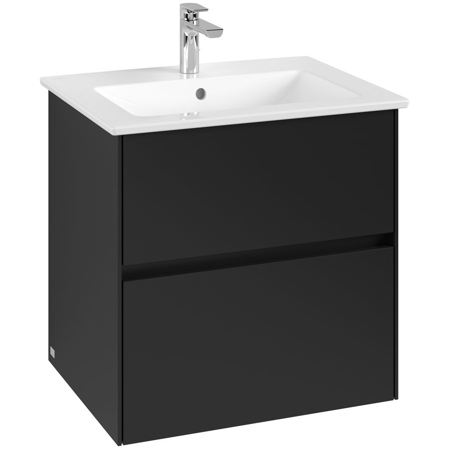 Wastafelonderkast Collaro 611x610x480mm Volcano Black C143B0VL