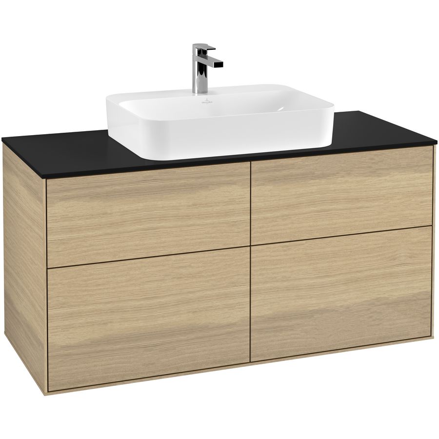Wastafelonderkast Finion 1200x603x501mm Oak Veneer F38200PC