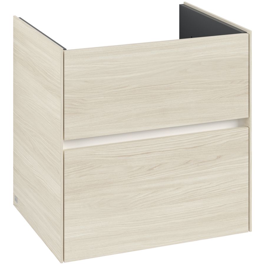 Wastafelonderkast Collaro 611x610x480mm White Oak C14300AA