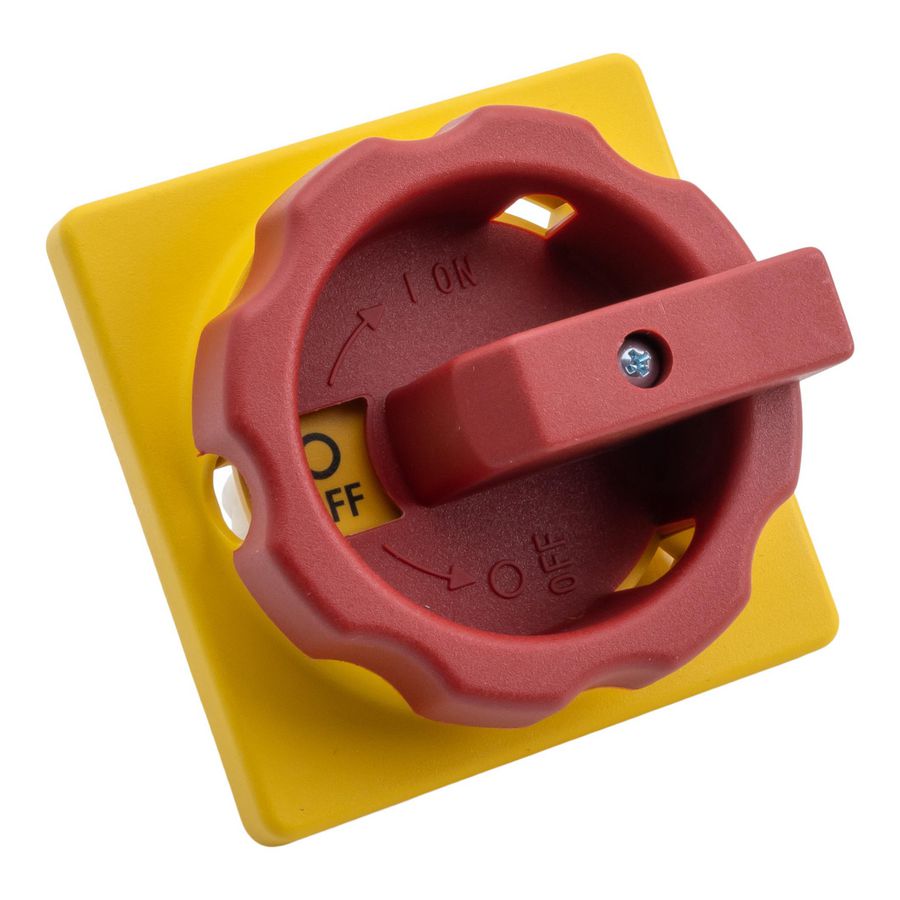 Bedieningsknop rood/geel 64x64 A422803