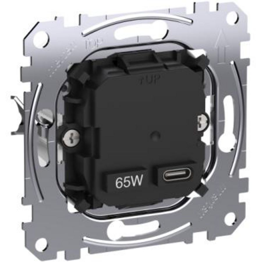 System M / System D contactdoos USB-poort C 65W Systeem M