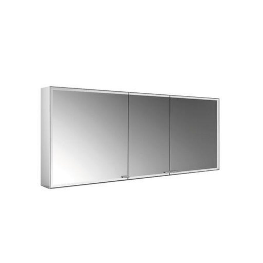 Led-spiegelkast Prestige2 opbouw 3 deuren zonder Emco light system 1587mm