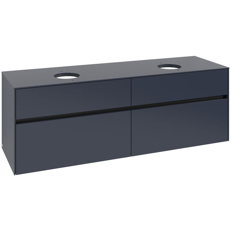 Wastafelonderkast Collaro 1600x548x500mm Marine Blue C052B0VQ