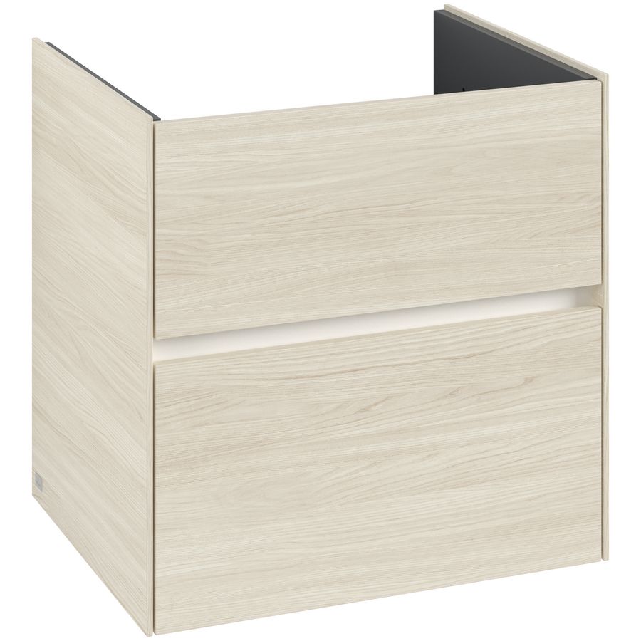 Wastafelonderkast Collaro 611x610x480mm White Oak C143B0AA