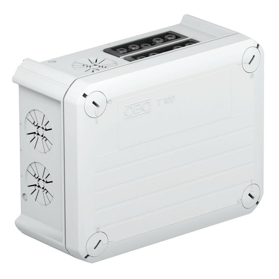Kabeldoos wieland 4z5p 150x116x67 polypr li.grijs RAL 7035