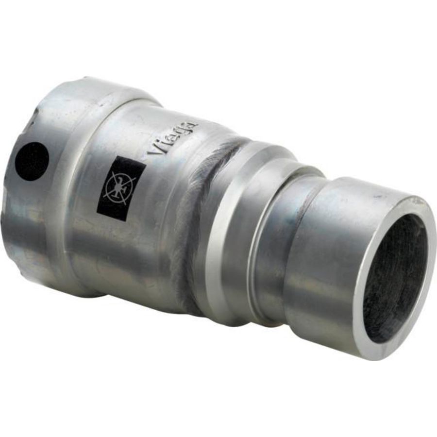 Sok verlopend MEGAPRESS spie (v groefkoppeling) x persaansluiting 1" 4213.1