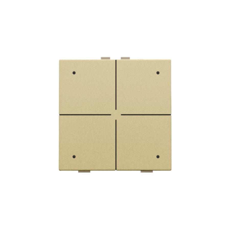 4-voudig drukknop leds/comfortsens. HomeControl gold