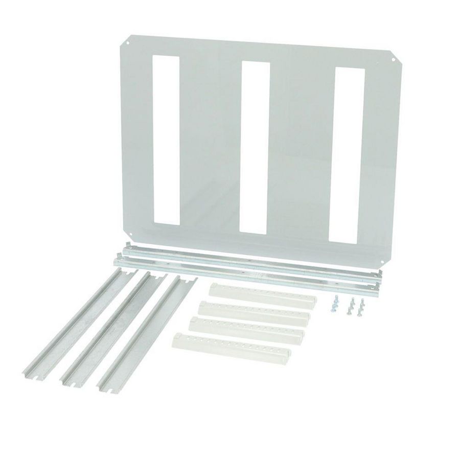DIN-rail set 3x 16TE voor CP kast HxB=500x400mm