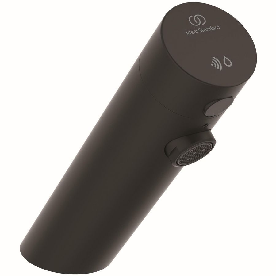 Wastafelkraan z. menging netvoeding silk black Sensorflow