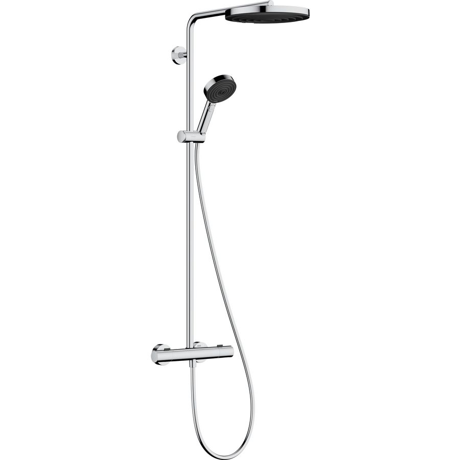 Showerpipe 260 1 straalsoort met thermostaat handdouche 3 straalsoorten chroom Pulsify Puro