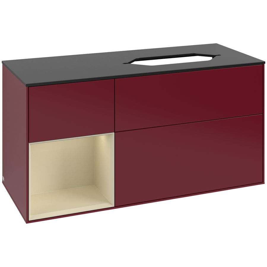 Wastafelonderkast Finion 1200x603x501mm Peony Matt Lacquer F682HJHB