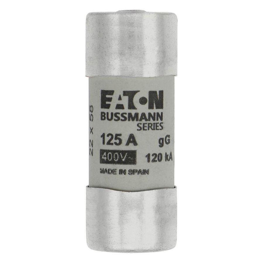 Zekering laagspanning 125A AC 400V 22x58 gL/gG met s VVE=10
