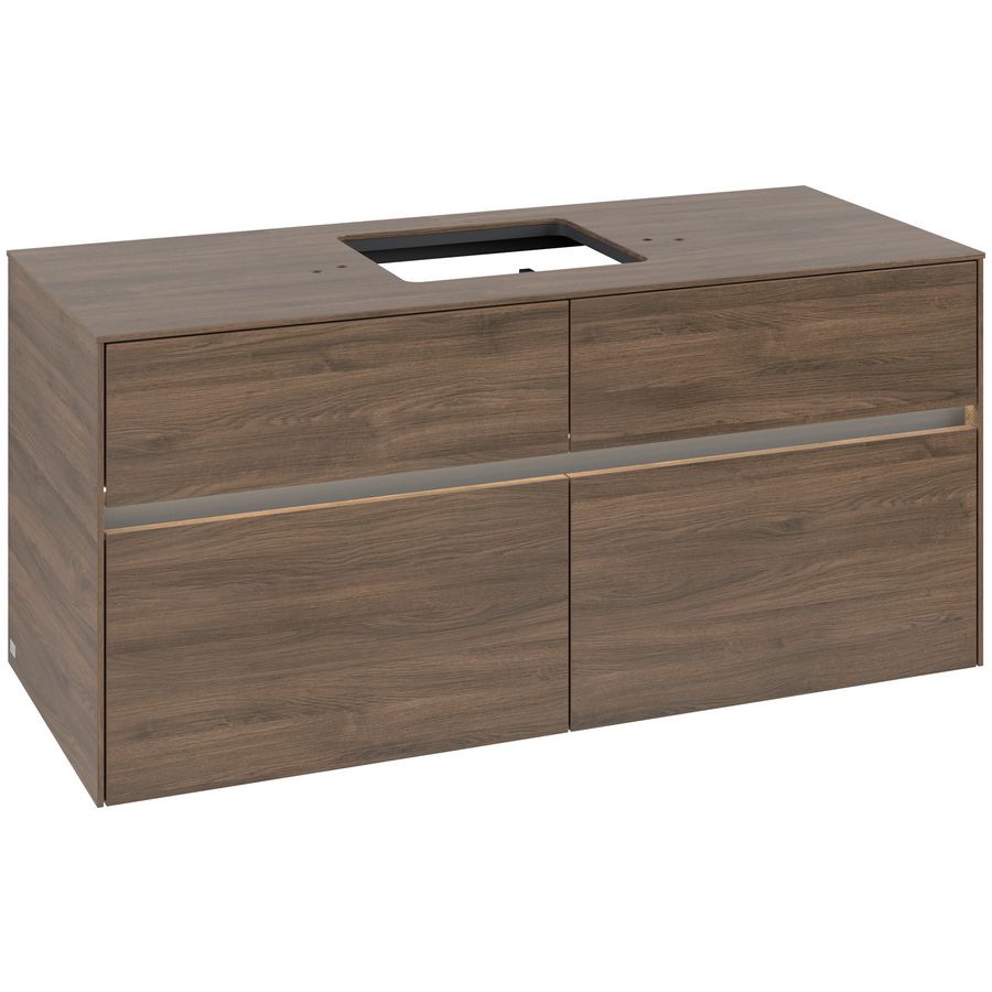 Wastafelonderkast Collaro 1200x548x500mm Ariz.Oak C128B0VH