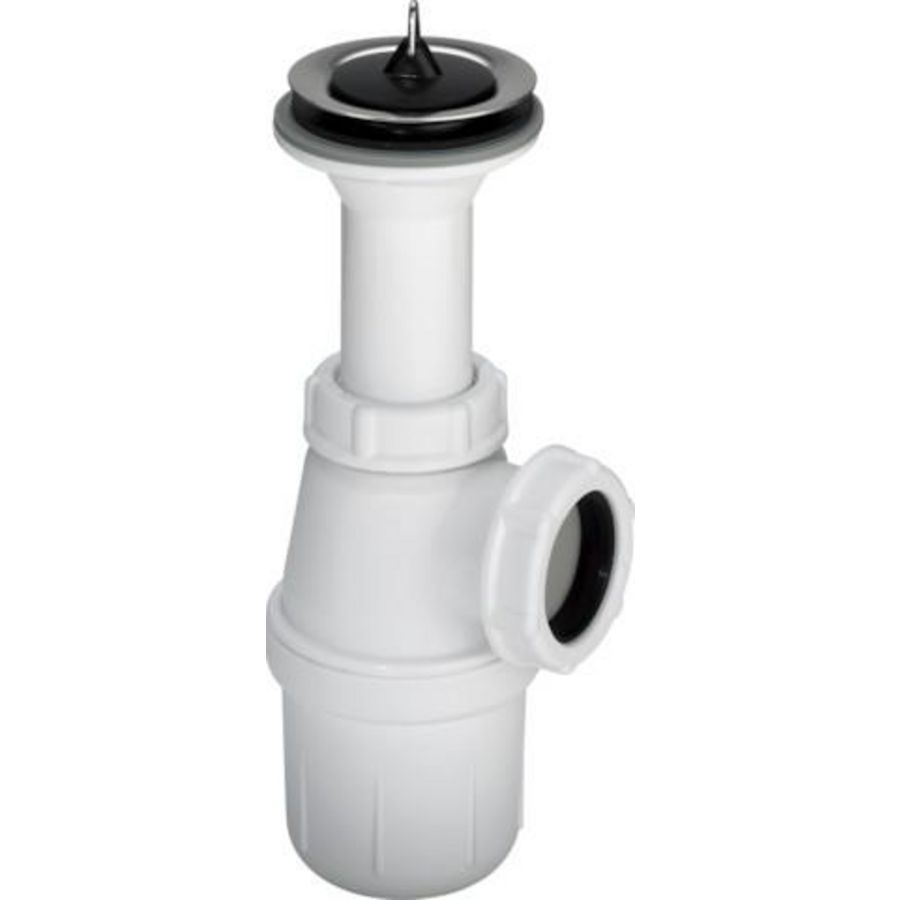 Bekersifon 1 1/4x1 1/4 kunststof/wit 57262-108014