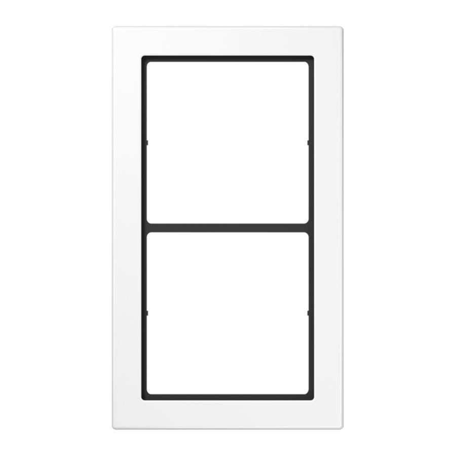 Afdekraam a.wit 2-voudig LS-Flat Design