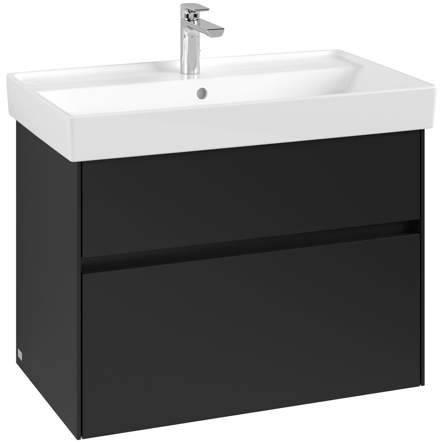 Wastafelonderkast Collaro 754x546x444mm Volcano Black C01000VL