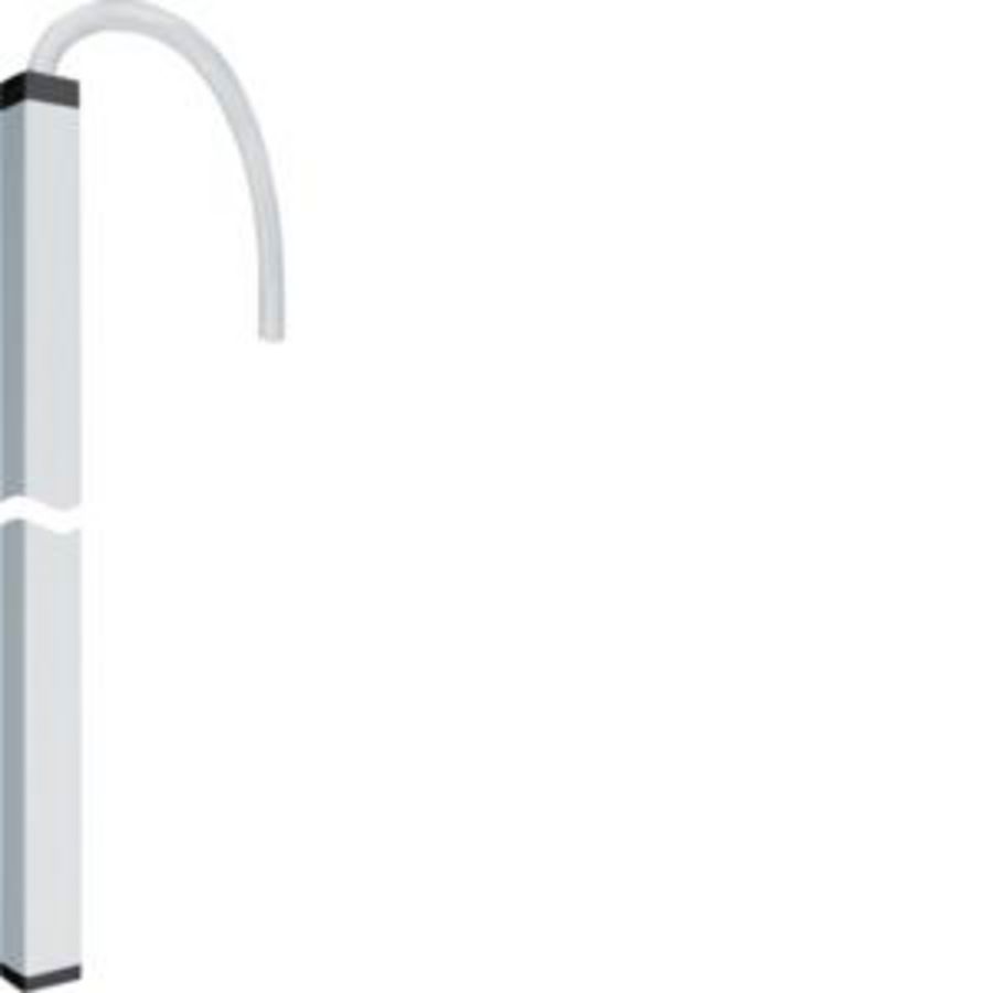 Flexzuil enkel ecoline 80mm DAF slang 2m l=2m verkeerswit