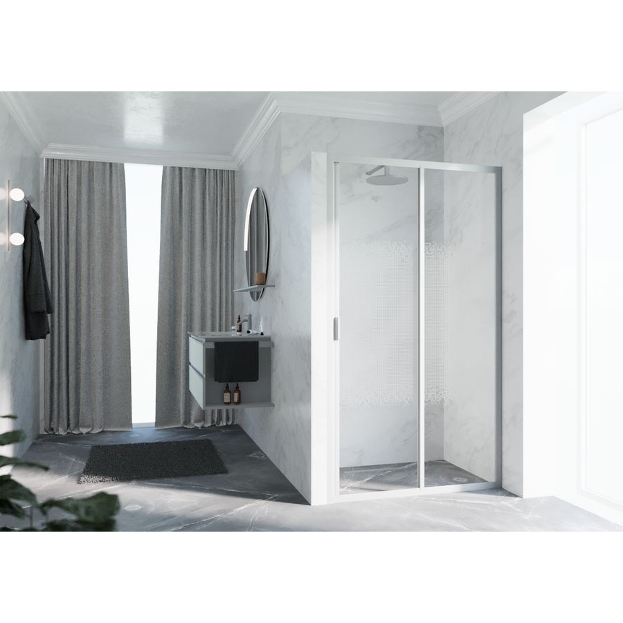 Lunes 2.0 2p 168 verst.168-174cm lunes 2.0 motief zilver mat