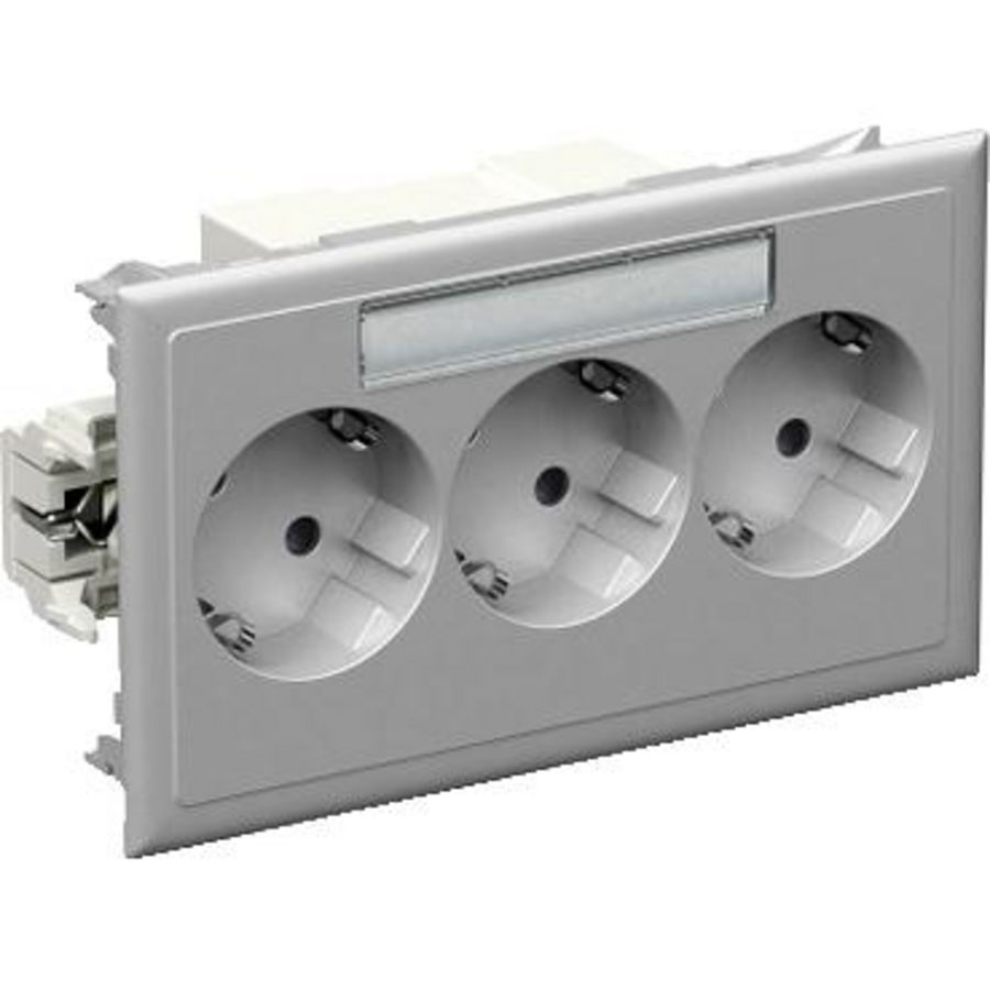 CYB-PS WCD 3-v RA Basiseenheid Snelmontage Tekstlabel Alumin