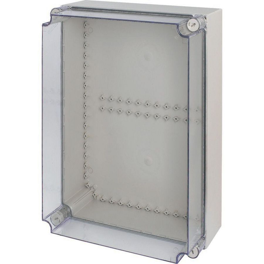 Kast Ci HxBxD=500x375x225mm deksel transparant gladde zijden