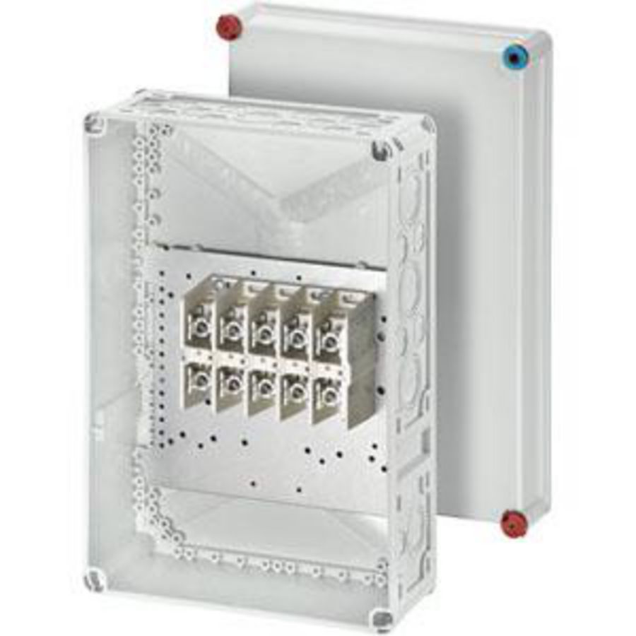 Kabeldoos IP65 BM3 2x 10-95 mm2 Cu/Alu 5 polig Grijs