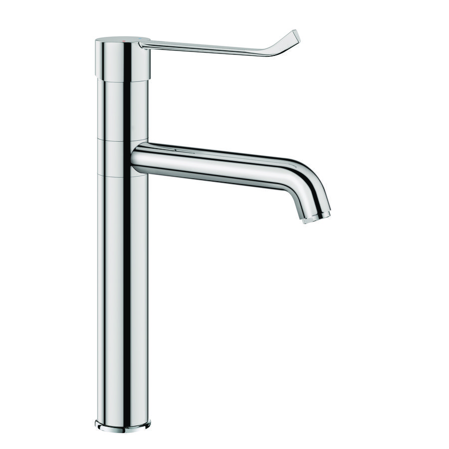 Mengkraan met hoge uitloop draaibaar H.205 L.170 hyg. hendel