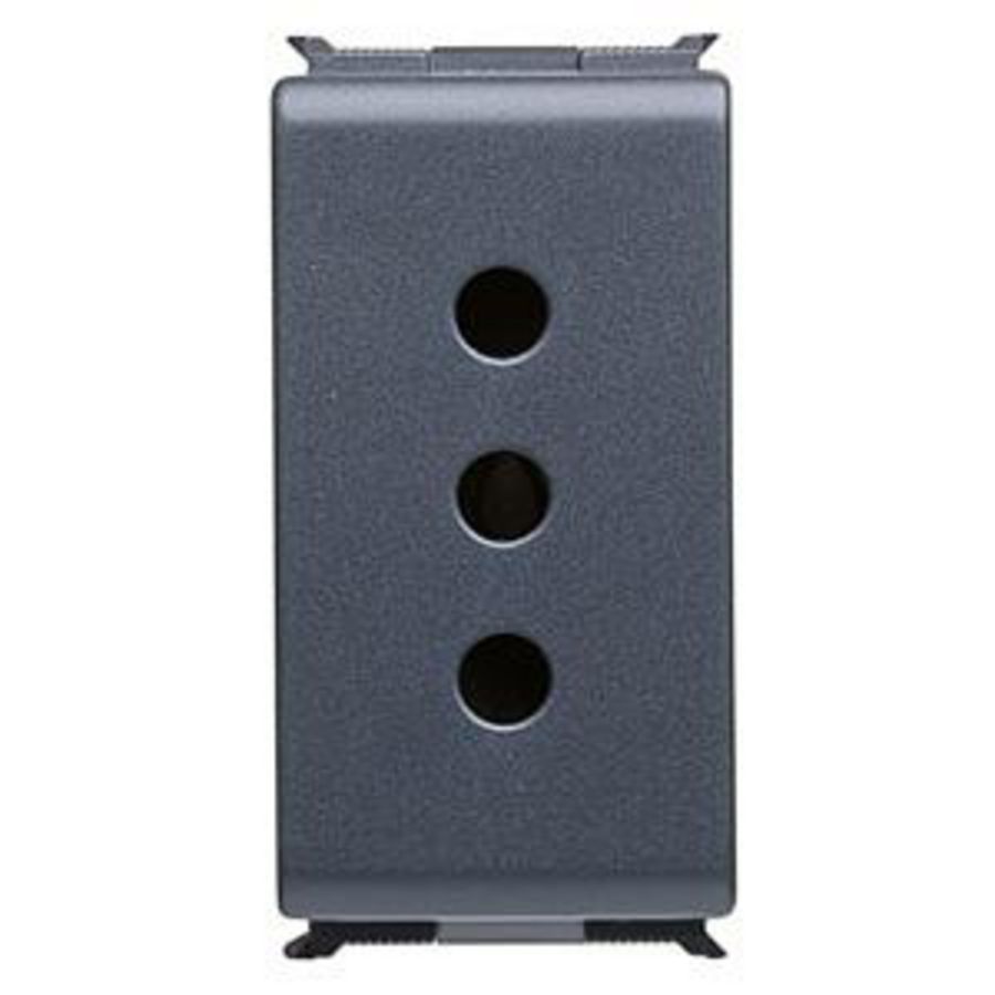 ITALIAANSE STANDAARD WANDCONTACTDOOS 250 Vac-2P+A 10 VVE=24