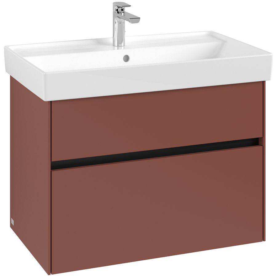 Wastafelonderkast Collaro 754x546x444mm Wine Red C01000AH