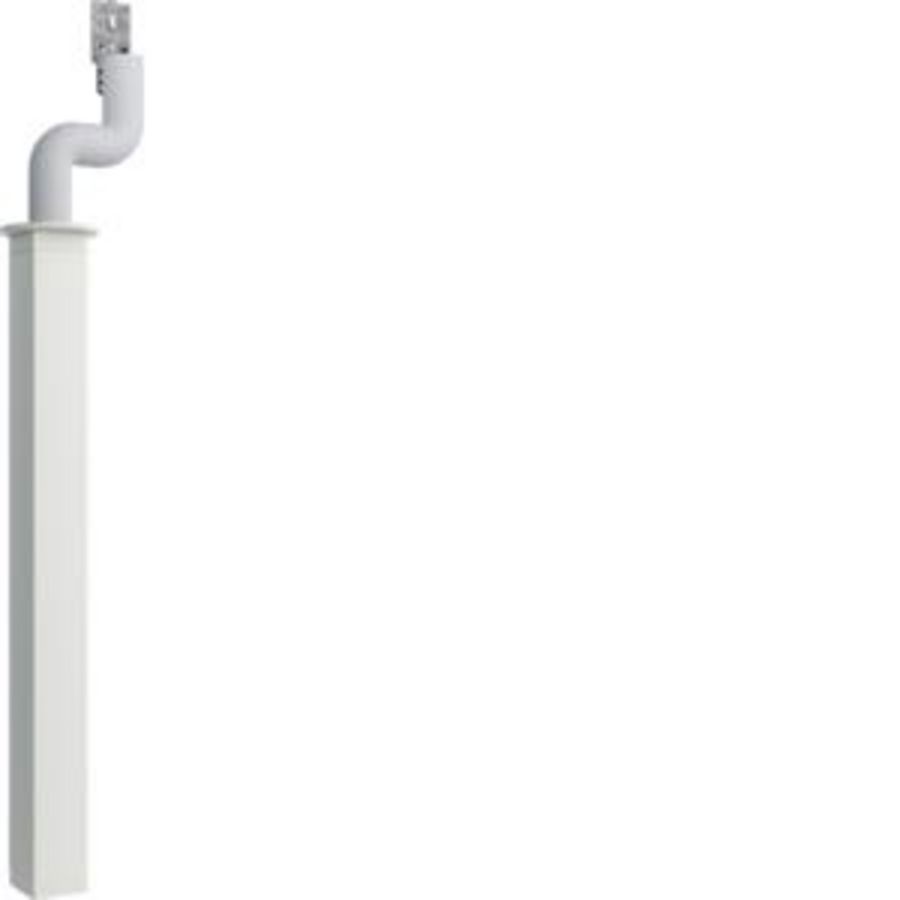 Flexzuil enkel gallery 45mm DAF slang 2m l=2m verkeerswit