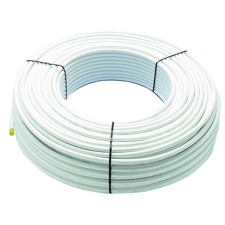 Rol a 100mtr. TIGRIS meerlagenbuis PEX/AL wit 16x2mm