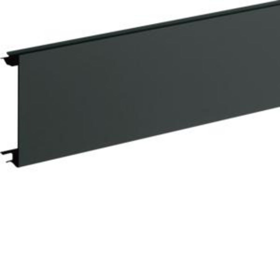 Lengte a 2m. Deksel BR65/BRN65 80mm pvc zwart
