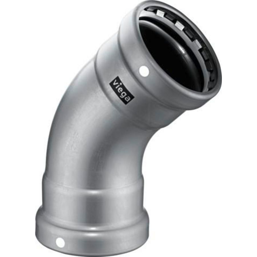 Bochtkoppeling 45° MEGAPRESS-S-XL persaansluiting 3" 4226.1XL