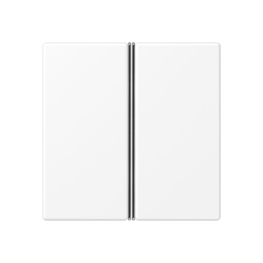 Tastafdekking F40 A/AS 2-voudig matwit KNX/eNet