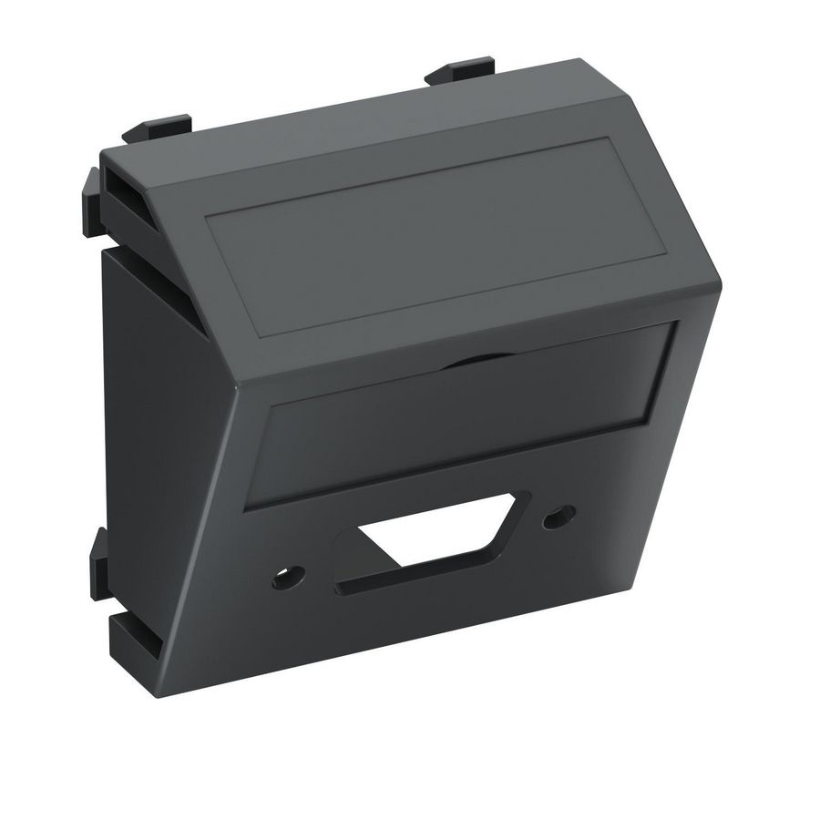 Draagplaat VGA/D-Sub9 z. connectoraansluiting 45x45mm Polyca