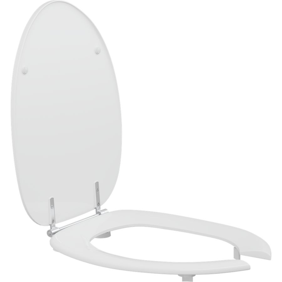 Closetzitting R38000 DANIA noncontact wit doorlopende pen boutlengte 85mm D92