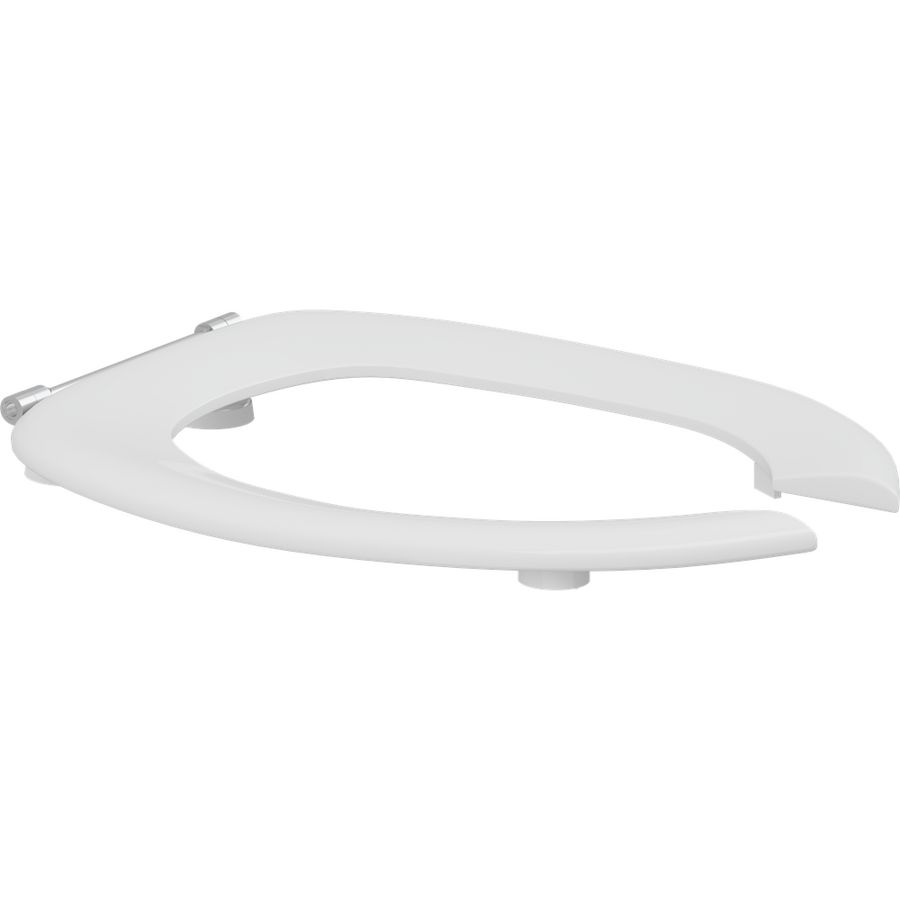 Closetzitting enkel zonder deksel DANIA noncontact wit doorlopende pen boutlengte 85mm D92