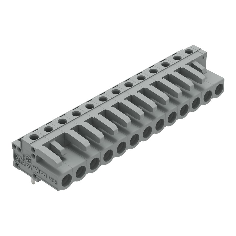 THT FE steker HA raster 5mm grijs 232-243 VVE=25
