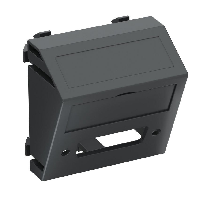 Draagplaat DVI z. connectoraansluiting 45x45mm Polycarbonaat