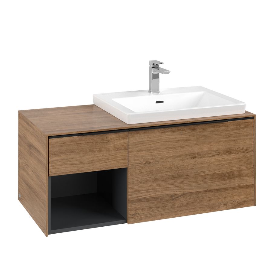 Wastafelonderkast Subw.3.0 1001x422,5x516mm Oak Kansas C571L1RH