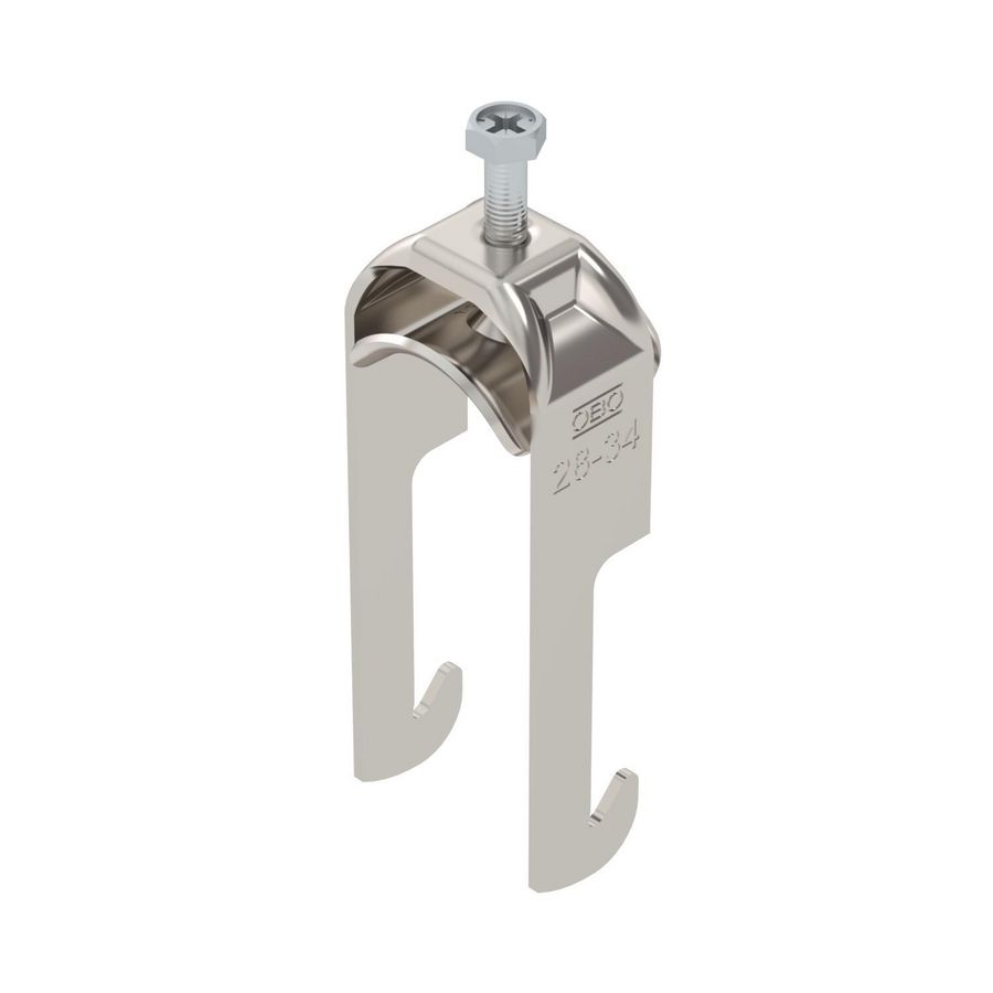 Beugelklem 2056 28-34mm rvs A2 1.4301 blank VVE=100