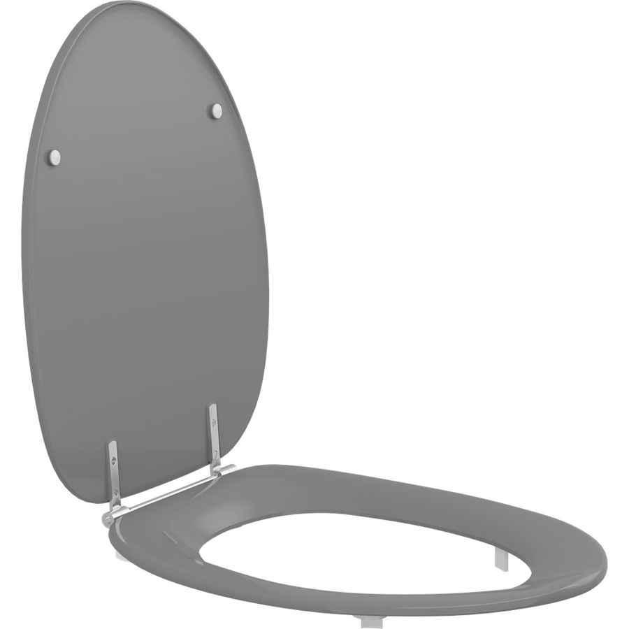 Closetzitting R37112 DANIA antraciet doorlopende pen boutlengte 85mm D92