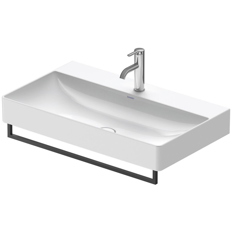 Handdoekhouder lengte: 746mm, Zwart mat