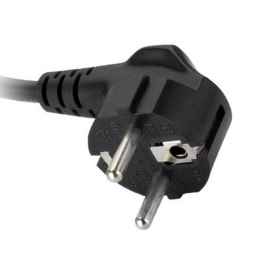 Europese stroom kabel C5 zwart 1.8mtr.