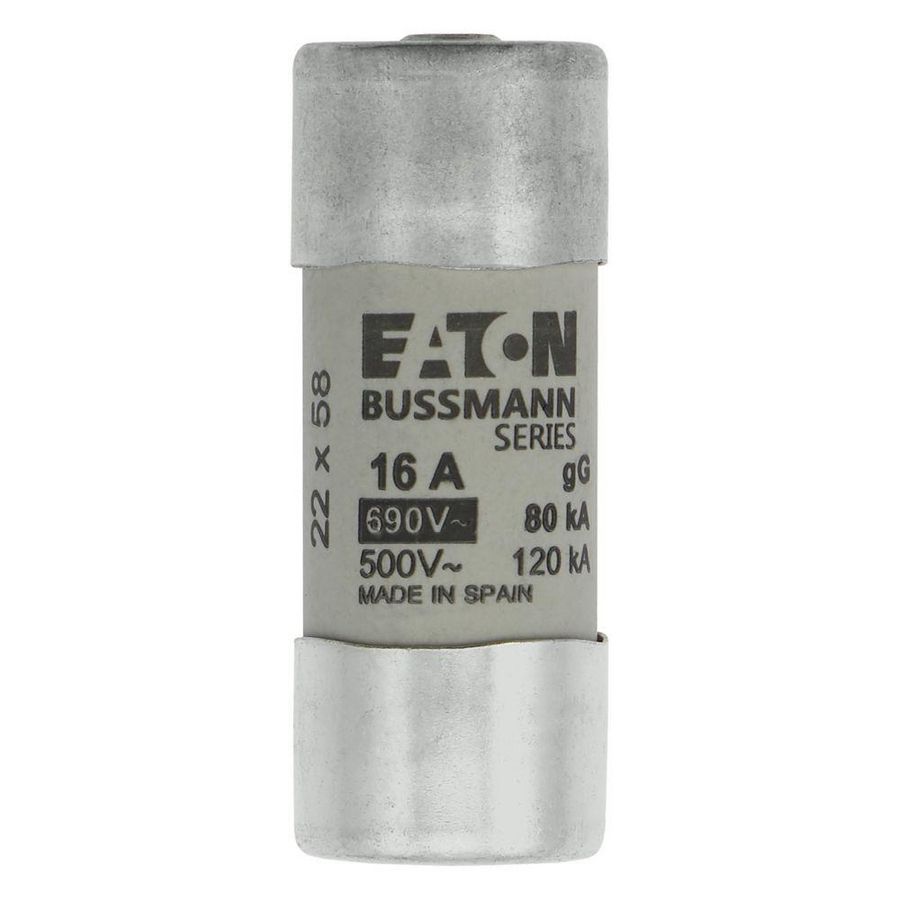 Zekering laagspanning 16A AC 690V 22x58 gL/gG met sl VVE=10