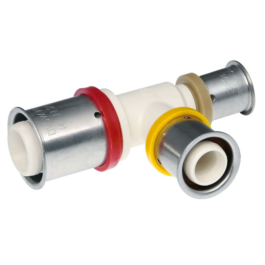 T-koppeling verlopend Ultrapress (Multipress) 32x25x25mm PPSU K7242P