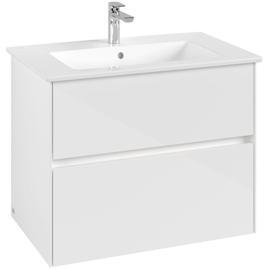 Wastafelonderkast Collaro 761x610x480mm Glossy White C144B0DH