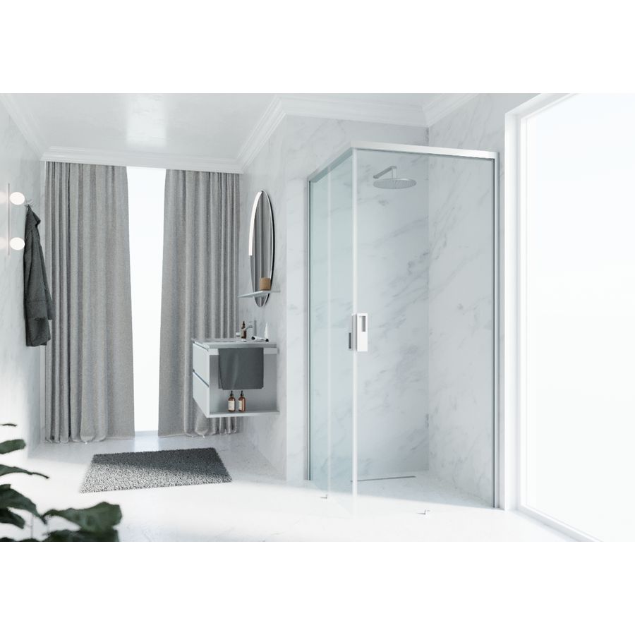 Hoekinstap OPEA 1150-1170x2000mm matchroom helder